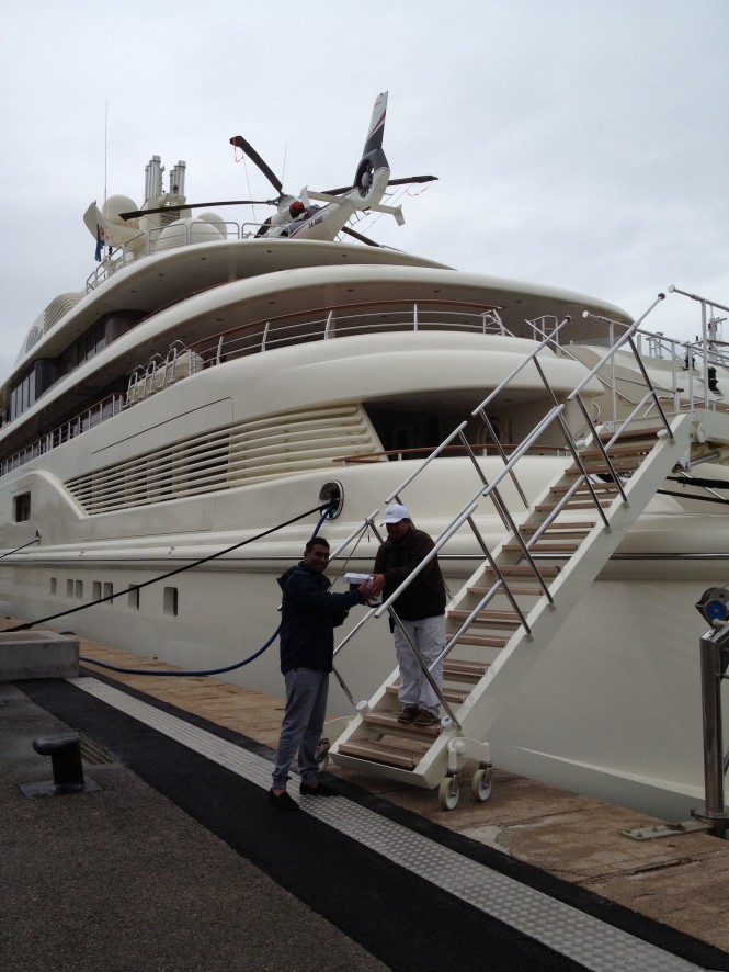 Tyrone Jones Yachting Pages Brand & Marketing Manager interviewing superyacht crew