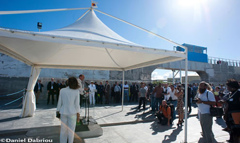 A new 45m floating dock's inauguration