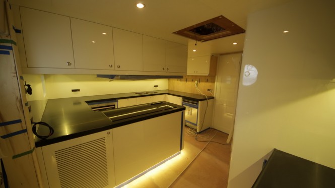 Bilgin 160 Classic superyacht Galley