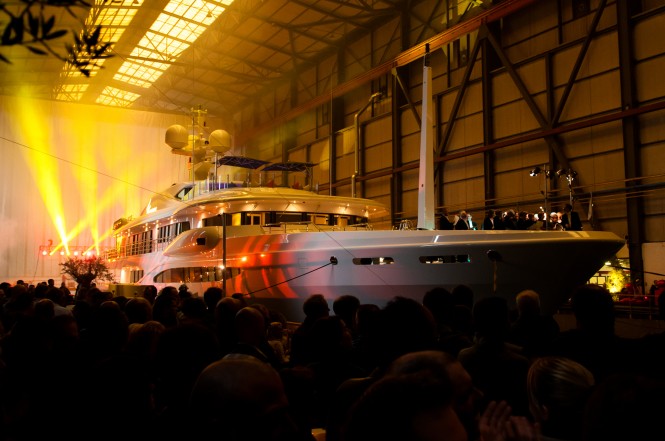 Christening of the Amels superyacht Sea Rhapsody (hull 6502) Photo credit Amels Arthur Lavooy