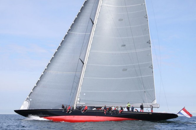 Holland Jachtbouw sailing yacht Rainbow under sail