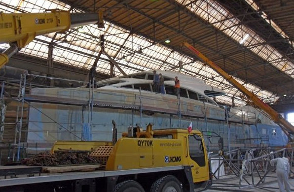 Luxury yacht Sunreef 82 DD Flybridge added to the superstructure