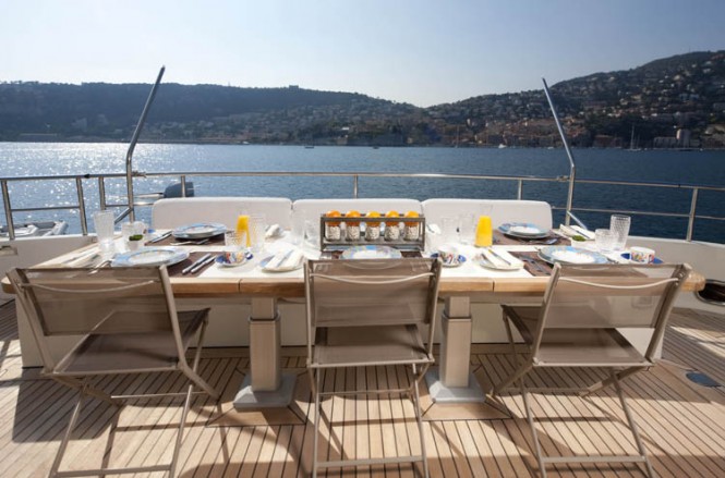 Motor Yacht LA MASCARADE -  Aft Deck