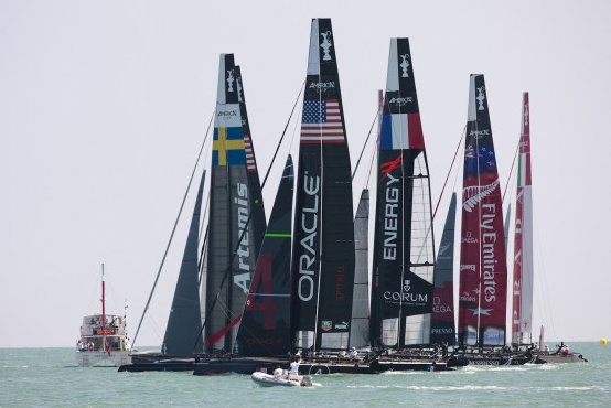 The inaugural champion of the AC World Series to be decided in Newport Credit: Gilles Martin-Raget