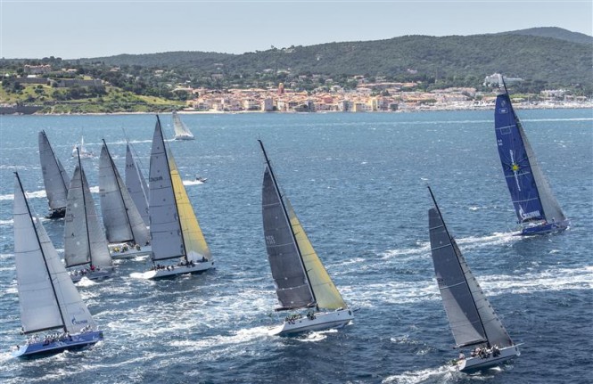 Offshore race start, Group 0 Credit: Rolex/Kurt Arrigo