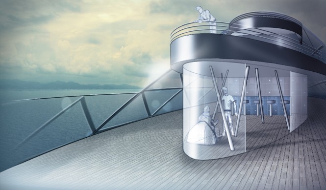 Sapphire superyacht Front Lounge