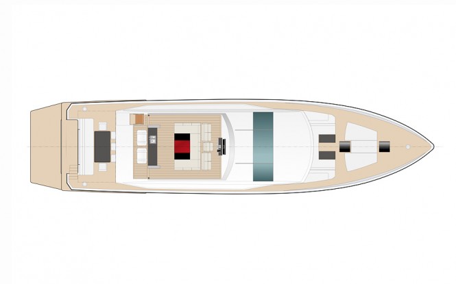 Superyacht Delta 80 IPS Upper Deck