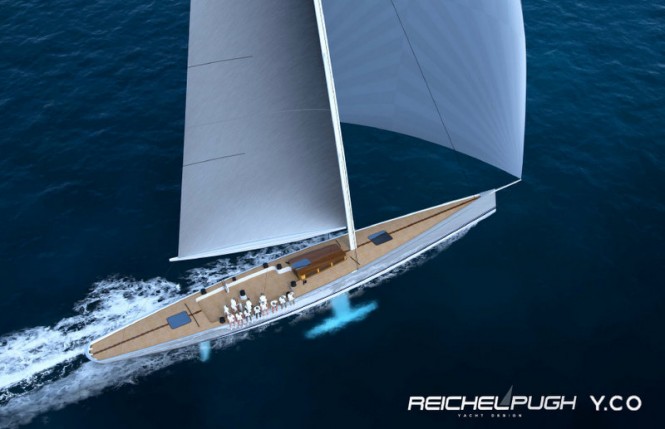 Superyacht Project Protos - view from above