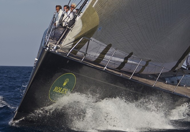 Swan 90 superyacht DSK Pioneer Investment Credit RolexCarlo Borlenghi