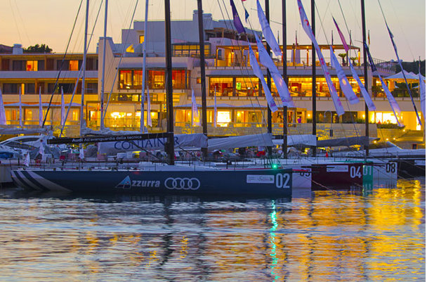 The Audi Sardinia Cup 2012 sailors receive a warm welcome by Azzurra and the Yacht Club Costa Smeralda