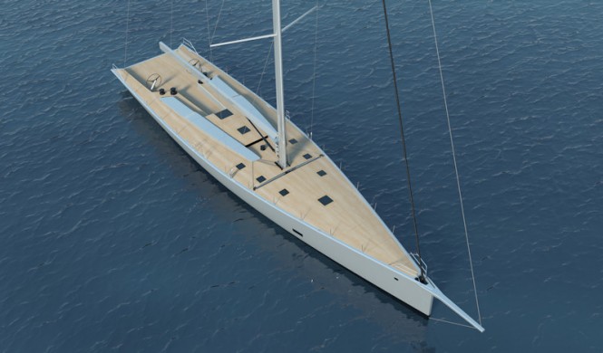 The newly launched WallyCento Hamilton superyacht with naval architecture by judelvrolijk