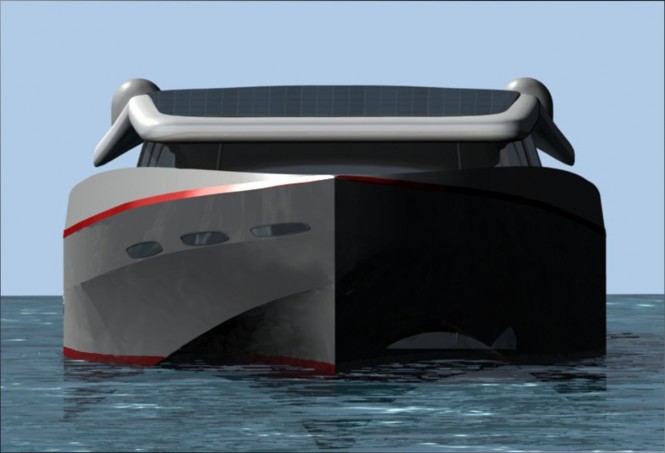 A 40m trimaran superyacht