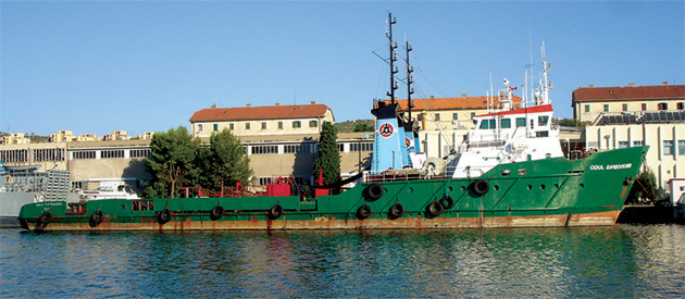 A 60m tugboat to be converted into luxury yacht Sea Warrior