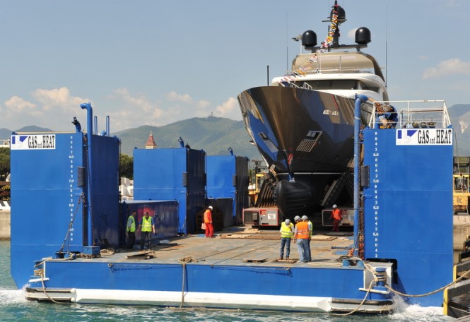 Achilles superyacht - front view
