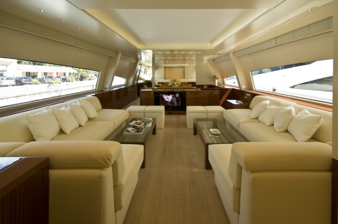 Amer 92 superyacht - Main Saloon