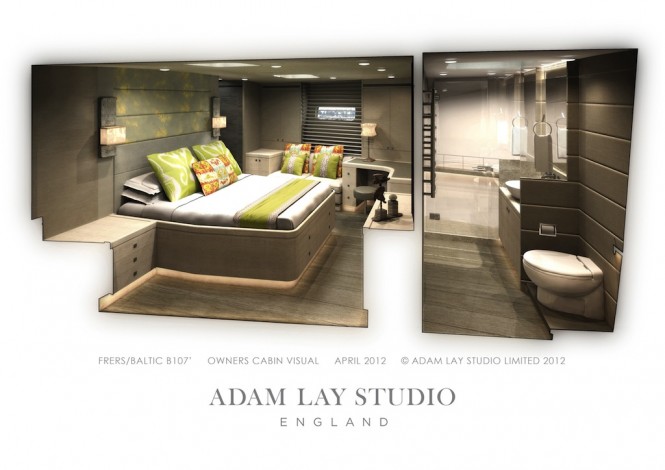 Batlic Sailing Yacht B107 - Owner's Cabin