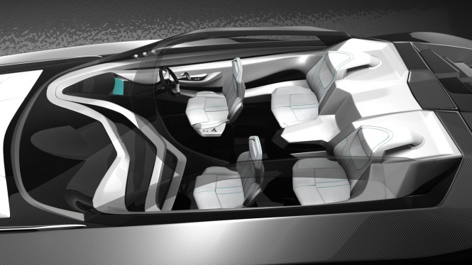 Fusion yacht - view from above