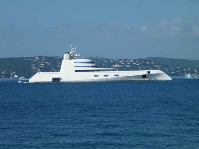 Luxury yacht A designed by Starck Design - Photo David Z Hart