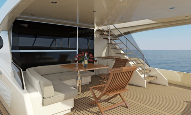 Mulder designed 22.2m P1026 yacht - Exterior
