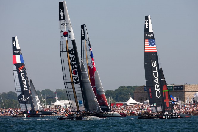 34th America's Cup, America's Cup World Series  Newport 2012, Racing Day 3
