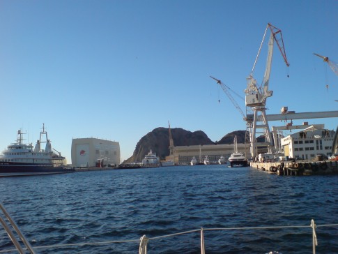 Superyacht refit facility of Compositeworks in La Ciotat, France