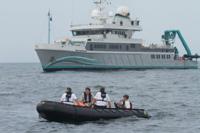 Triton Submarines and expedition yacht Alucia