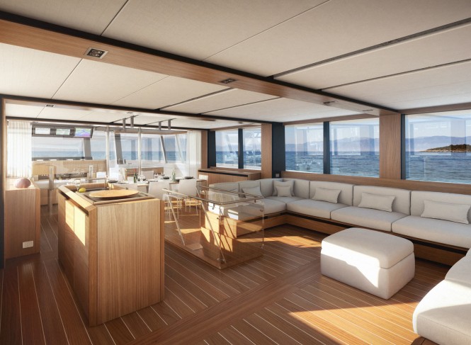 WallyAce motor yacht Kanga - Interior