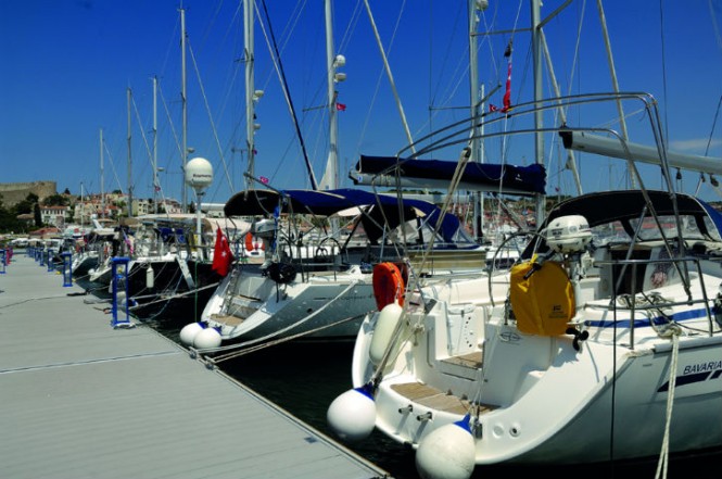 Yachts at Cesme Marina