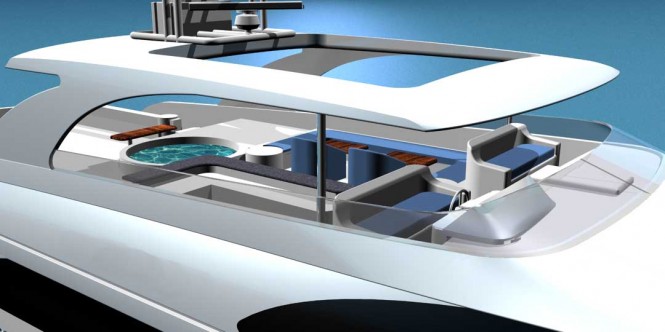 125 RPH superyacht Gigi II - Flybridge