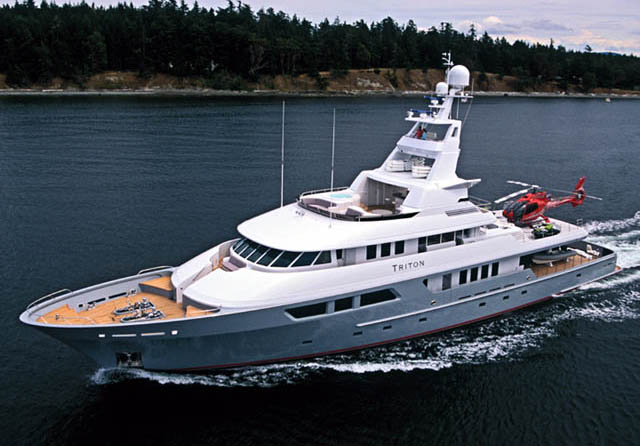 50m expedition yacht TRITON - Image by Delta Marine