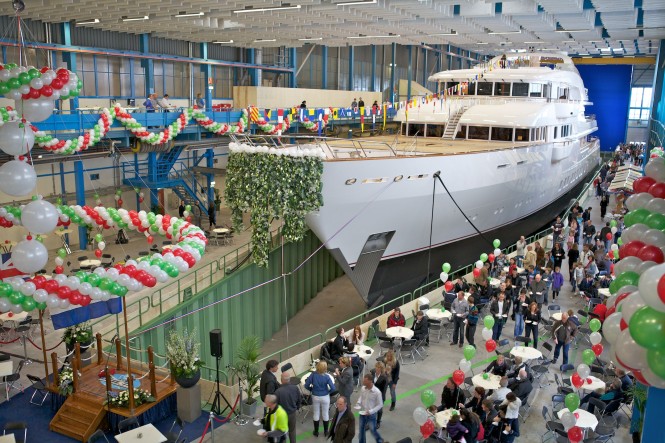 78,5m Feadship Hampshire II superyacht at launch