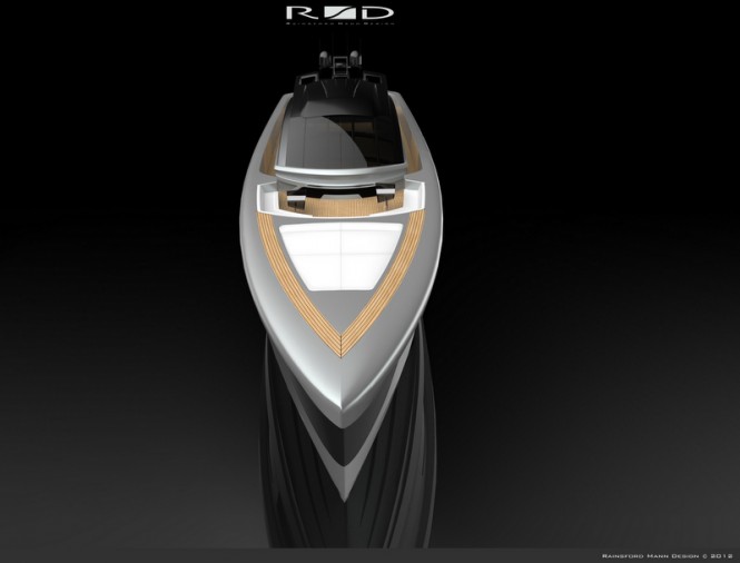 AeroSuper 38 superyacht - front view