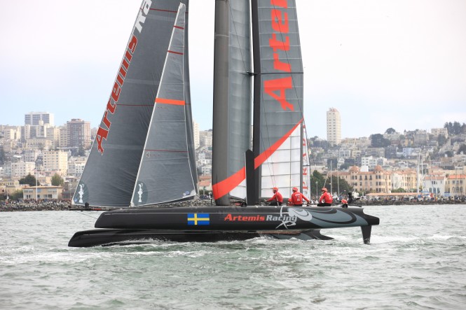 Artemis Racing Team on Day 2