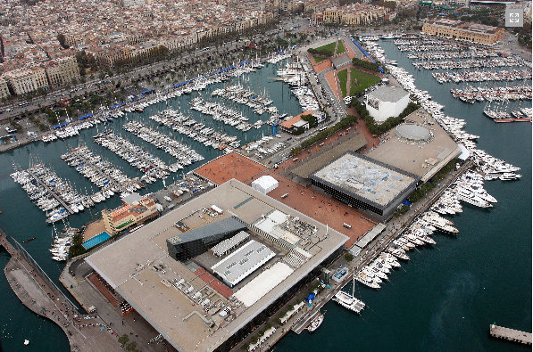 Barcelona International Boat Show - Aerial View