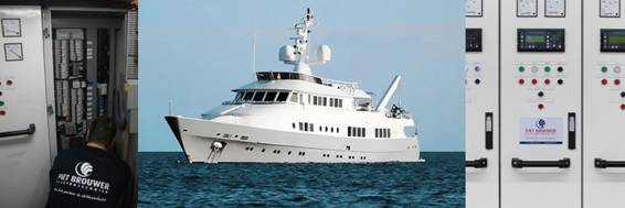 42m luxury motor yacht Berzinc fitted with new power management system by Piet Brouwer Elektrotechniek