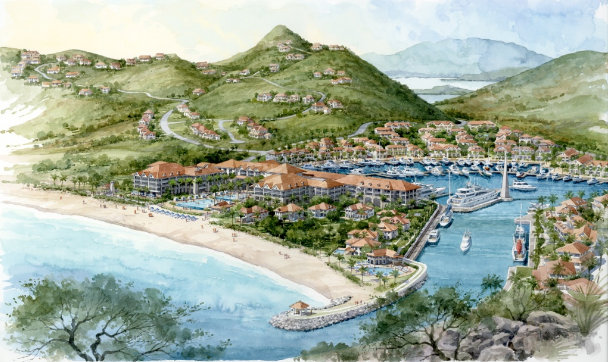 Camper and Nicholsons' Cockleshell Bay Marina in St Kitts