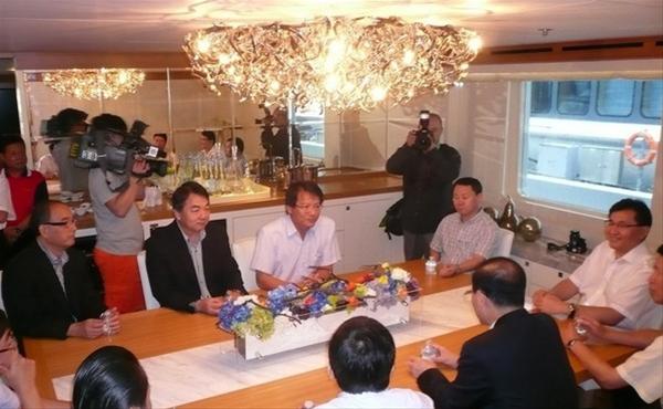 Chairman of Mainland China’s National Tourism Administration aboard Horizon Polaris superyacht