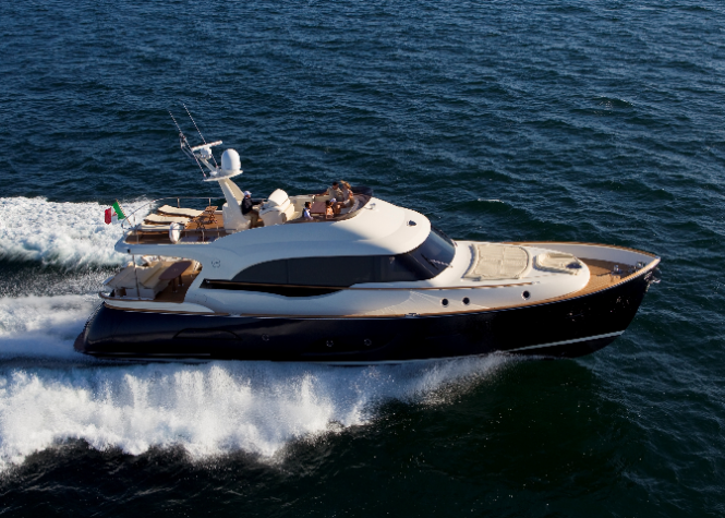 Dolphin 74 Cruiser yacht by Mochi Craft - Photo Credit Ferretti Group