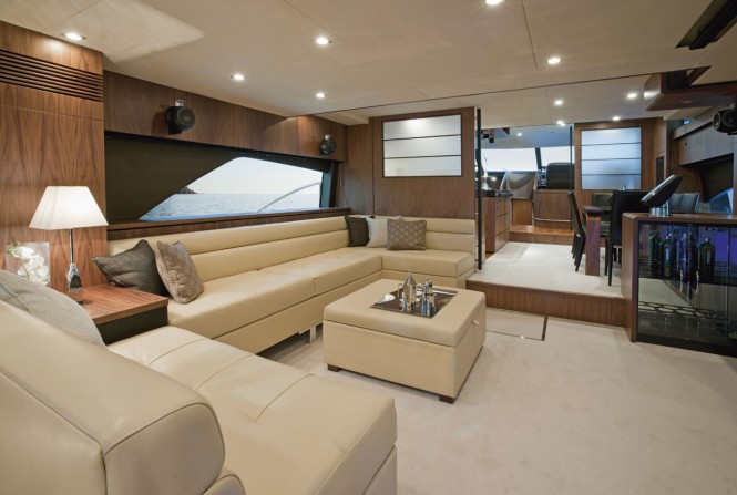 Fairline's Squadron 78 Custom yacht - Interior