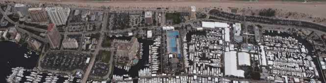 Fort Lauderdale International Boat Show - Aerial View
