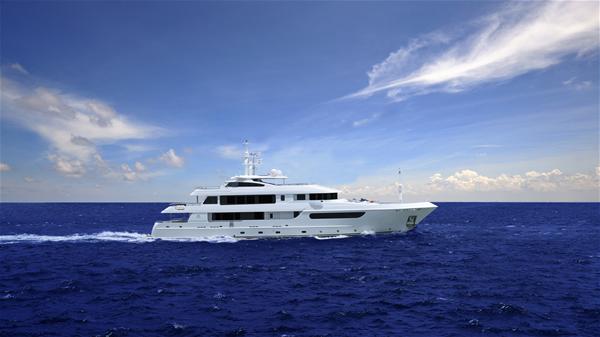 Horizon EP148 superyacht Horizon Polaris running
