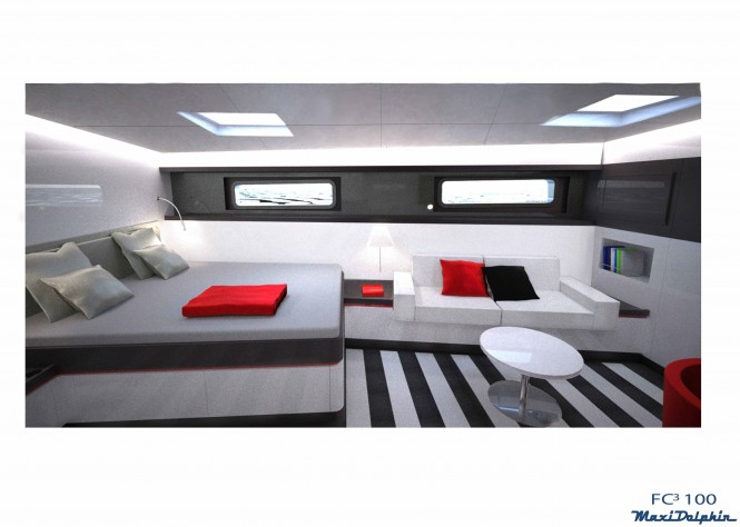 Maxi Dolphin Sailing Yacht FC100 - Owners Cabin