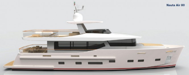 Nauta Air 80 superyacht on which motor yacht Nauta Air 86 is based