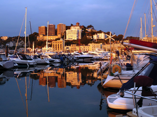 Photo Competition Winner - Christopher Corton with 'Stunning sunset across Torquay Marina'