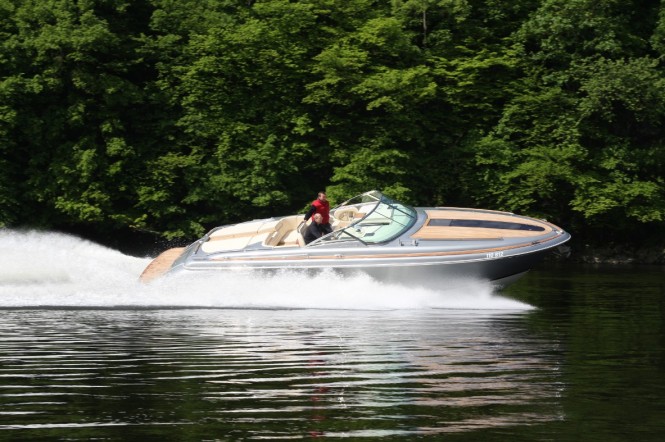 The new European edition of the 36 Corsair yacht tender by Chris-Craft