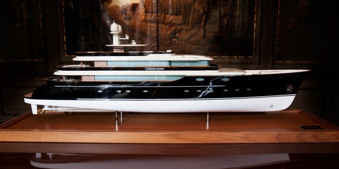 56m Classically styled motor yacht by Hoek Design