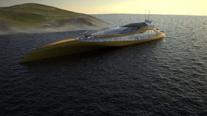 A 135-metre megayacht concept by Theodoros Fotiadis