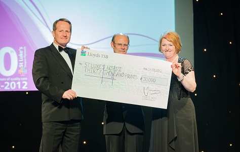 A donation of £30,000 by Princess Yachts marks the 30th anniversary of St. Luke's Hospice Plymouth