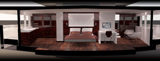 Accommodation aboard Catamaran Yacht 85 Sunreef Power by Sunreef Yachts