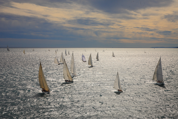 Classic yachts in the bay of La Napoule - Photo credit: Jerome Kelagopian